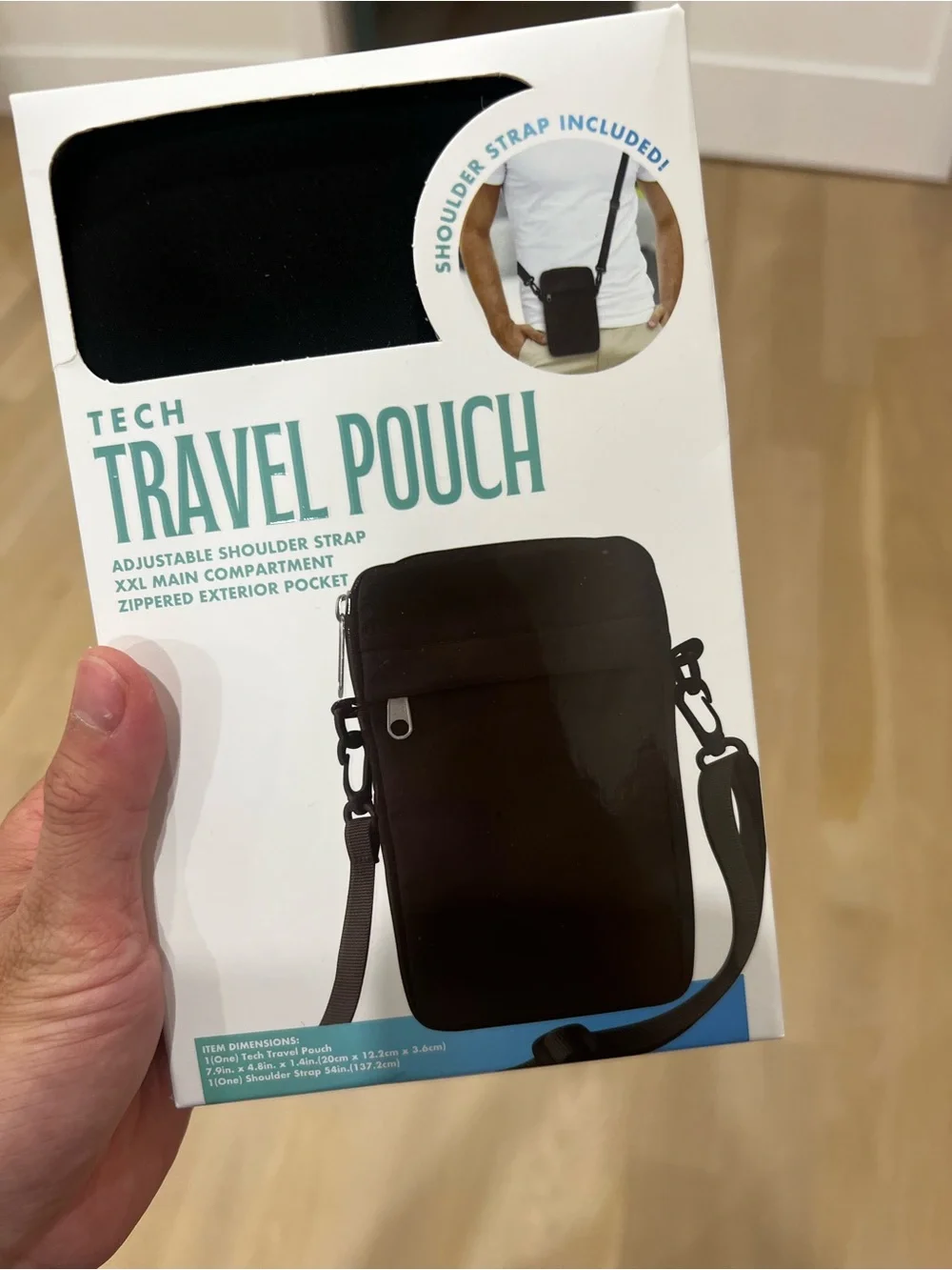 Tech Travel Pouch - Black